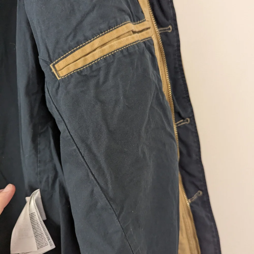 Banana‎ Republic Tan Parka Jacket Utility Workwear Barn Chore